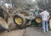 गडचिरोली,कोरची येथे भरधाव ट्रकची ट्रॅक्टरला जबर धडक