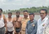 भोकरला मावेजासाठी शेतकऱ्याचे जलबुडी अंदोलन