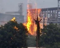 मौजा उदापूर, ब्रम्हपुरी येथील इथेनॉल प्लॅंट ला भीषण आग 
