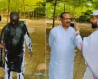 विकास लवांडेंवर शाईफेक;कीर्तनकार भंडारेंसह साथीदारांकडून हल्ला