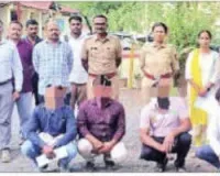 लोहा शहरातील लॉजवर पोलिसांचा धडक छापा; अनैतिक व्यवसायाविरोधात मोठी कारवाई