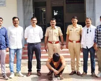 खून प्रकरणातील फरार आरोपीला भाग्यनगर पोलिसांनी पकडले 