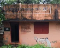 वन्नाळी येथील पशुवैद्यकीय दवाखान्याची अवस्था बिकट; गाजर गवत, चिखल अन् समस्यांचे साम्राज्य!