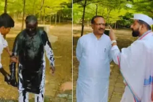 विकास लवांडेंवर शाईफेक;कीर्तनकार भंडारेंसह साथीदारांकडून हल्ला