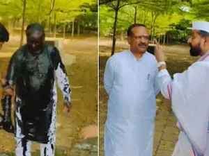 विकास लवांडेंवर शाईफेक;कीर्तनकार भंडारेंसह साथीदारांकडून हल्ला